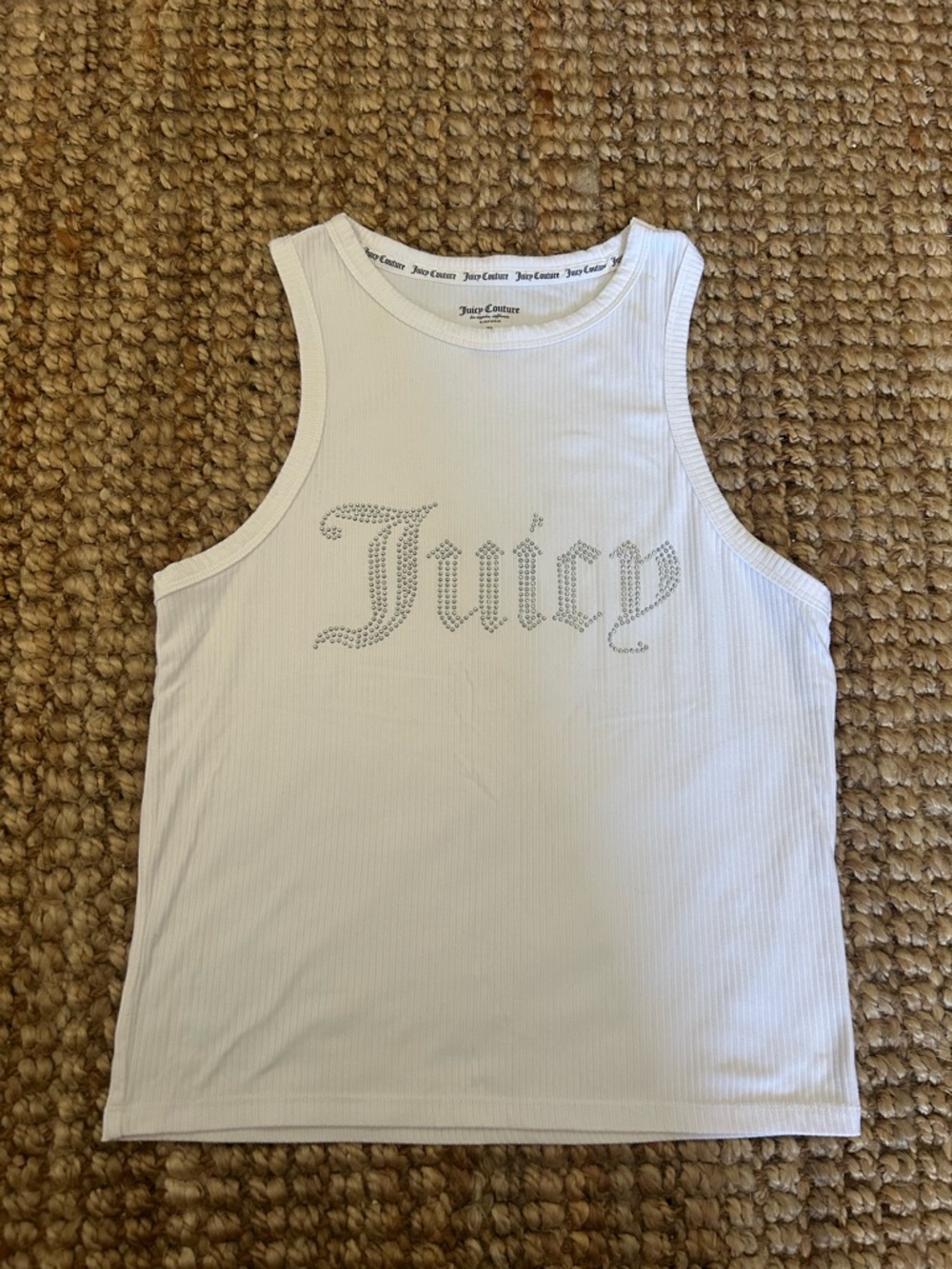 NWOT Juicy Rhinestone Tank Top XL
